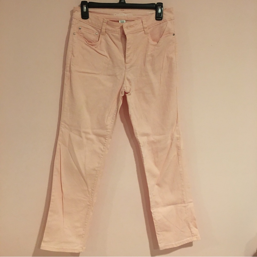Croft and barrow 4 short straight legged jeans